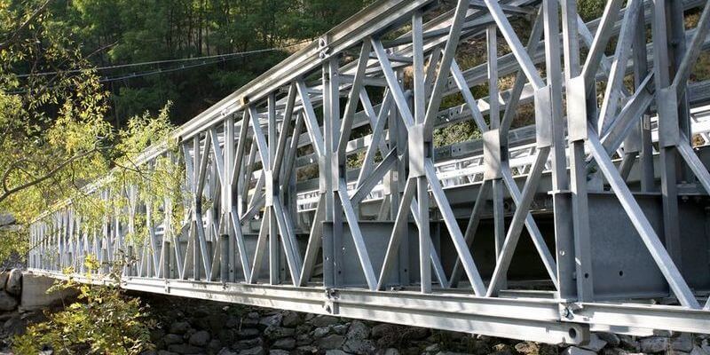 Ponte carrabile a una corsia per accesso ad una cava - Val Passiria