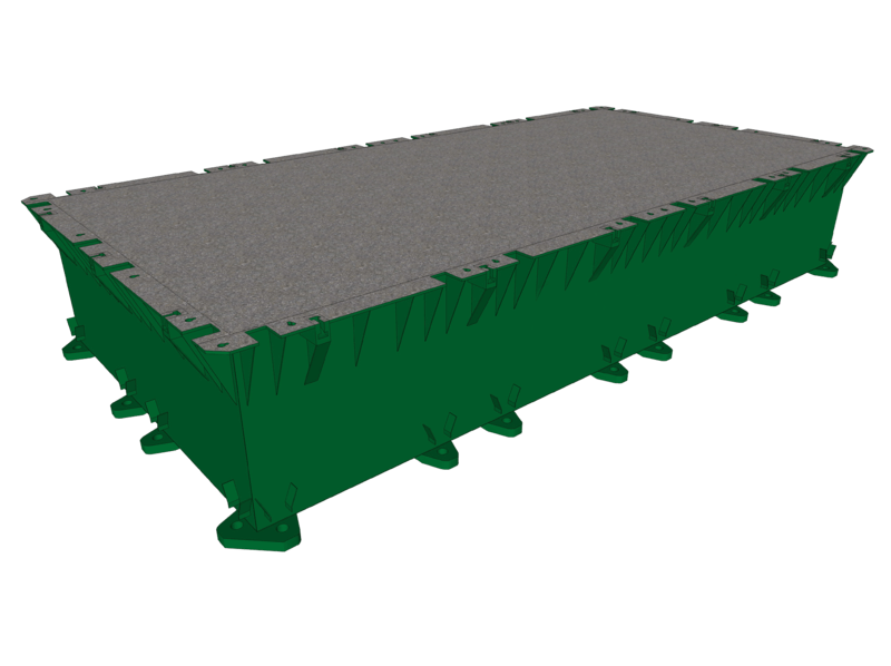 Plate pontoon (VPP)