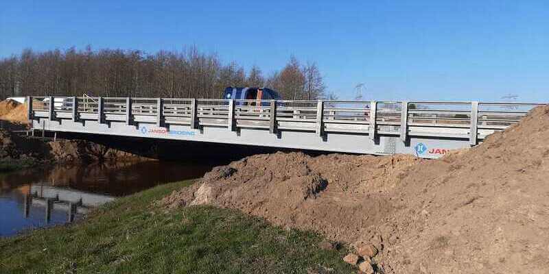 Tijdelijke verkeersbrug Neerbeek